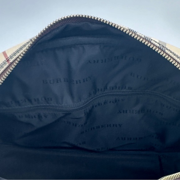 BURBERRY Classic Beige Nova Check Dome Bowler Bag - Picture 5 of 15